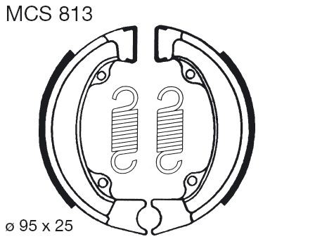 Brzdové čeľuste LUCAS MCS 813