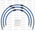 ŠTANDART -predok -sada Venhill YAM-10003F-SB POWERHOSEPLUS (3 hadice v sade) modré hadice, chrómové koncovky