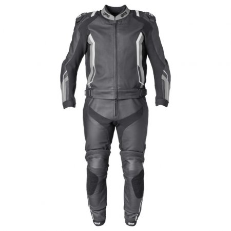 2pcs leather suit GMS ZG70000 GR-1 čierno-šedo-biela 50H